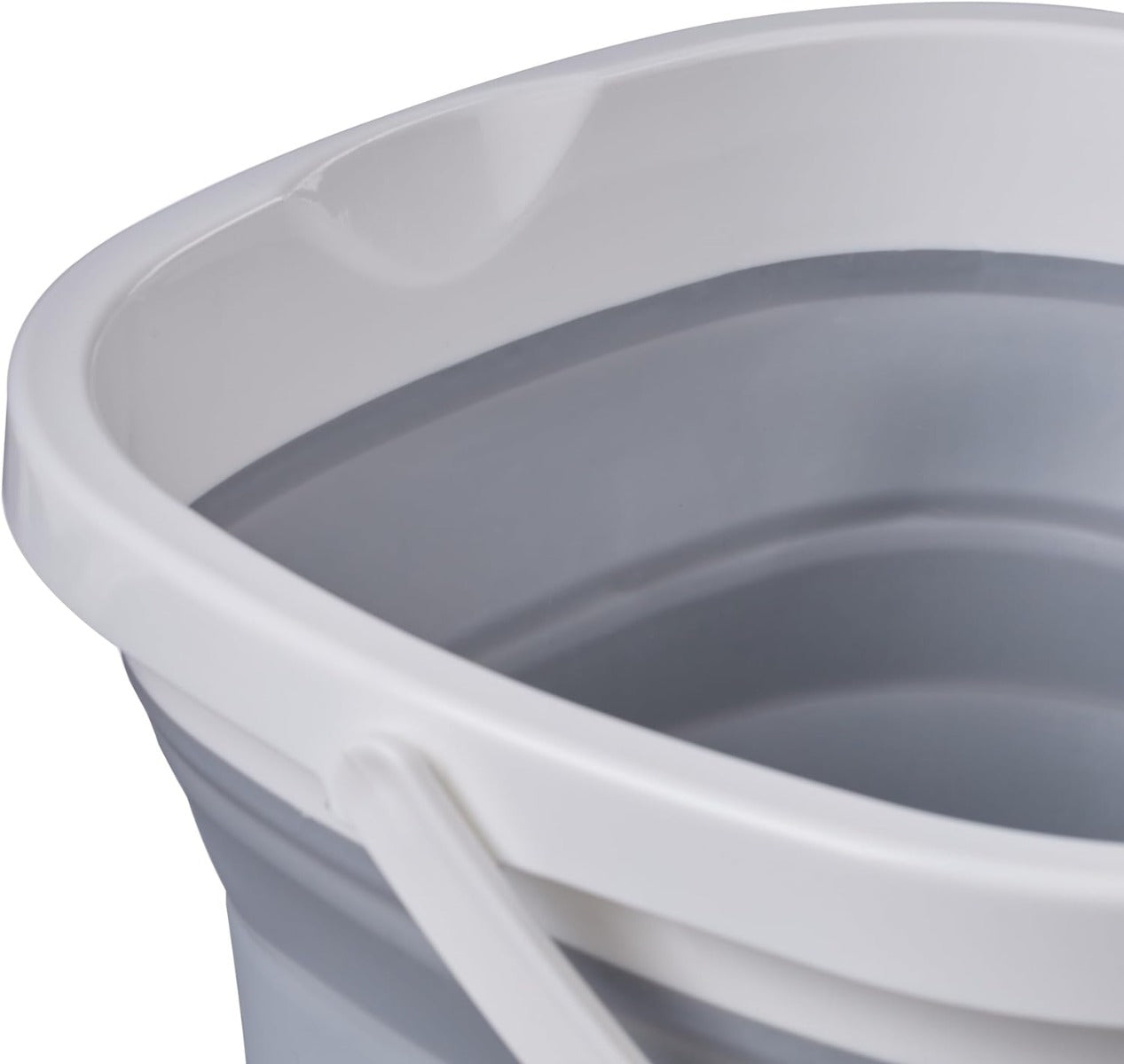 Secchio con maniglie multifunzionale portatile pieghevole da 7.5L