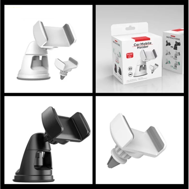 Supporto universale per telefono per auto supporto per bocchetta di aspirazione a 360°