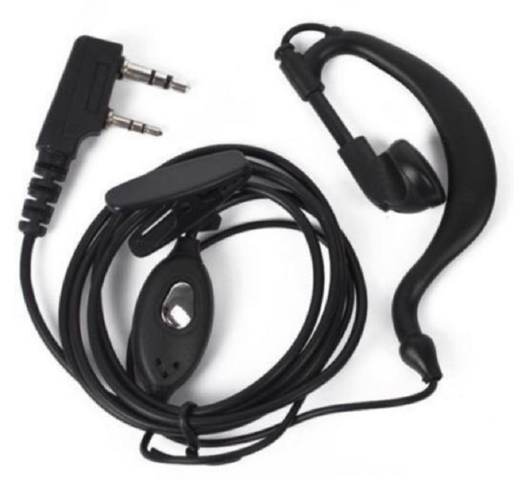 Auricolare Cuffia Antirumore 2 Pin Ptt Mic Per Radio Baofeng