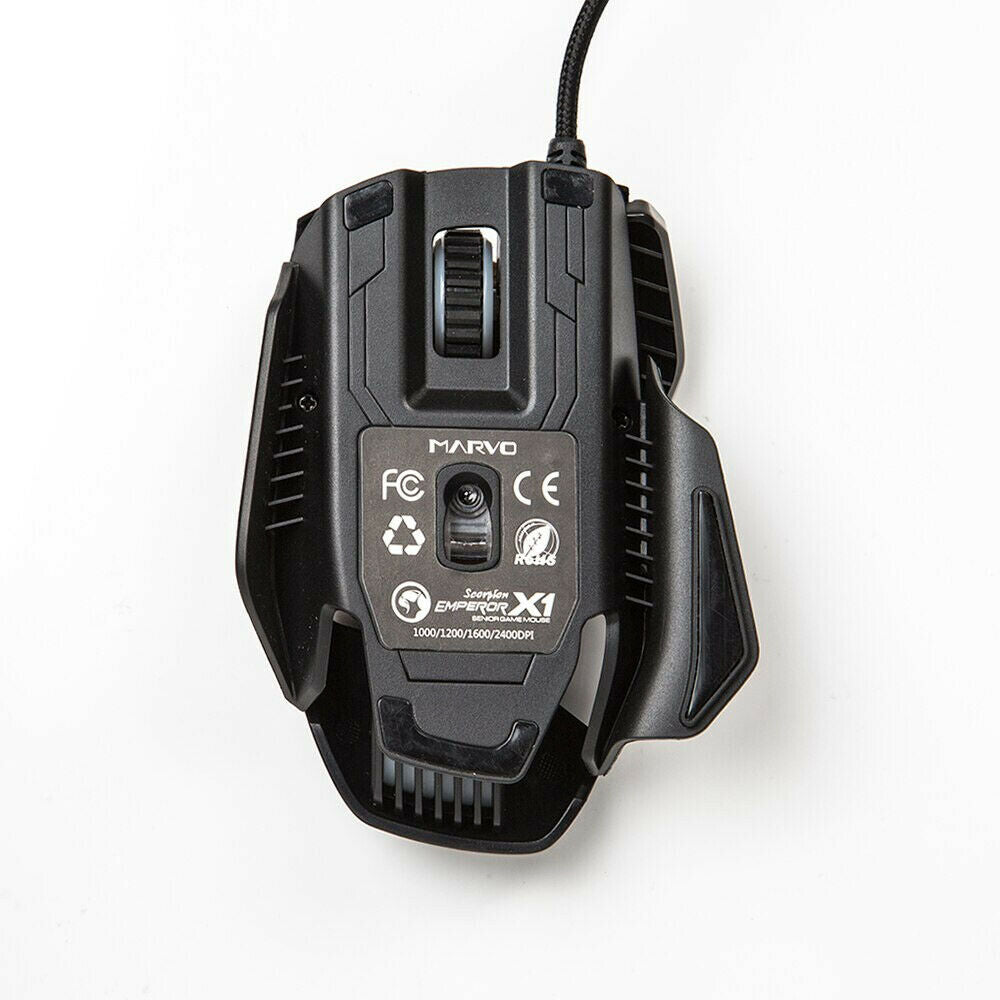 Mouse Gaming Per Game Con Filo Marvo M501 Pc Game Giochi Per Pc Ottico 2000DPI