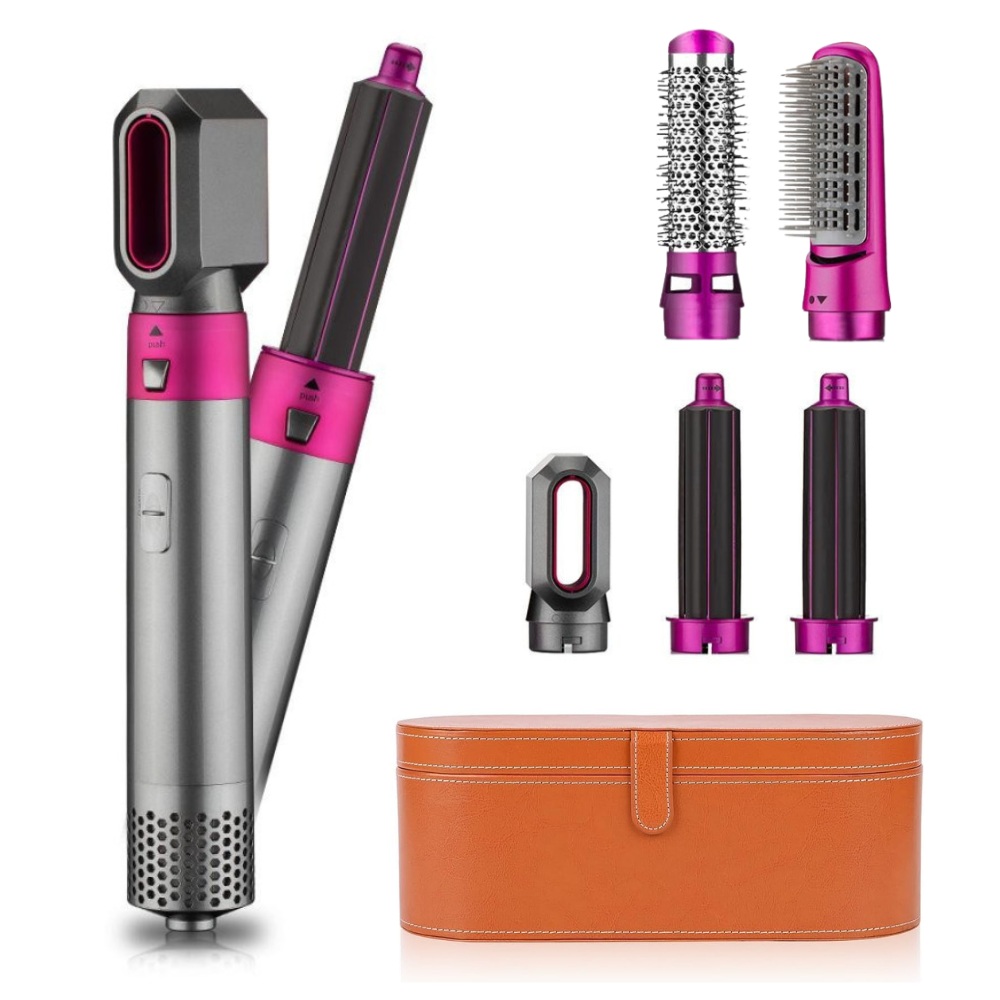Asciugacapelli 5 in 1 – Multistyler Professionale per Ogni Look con cofanetto