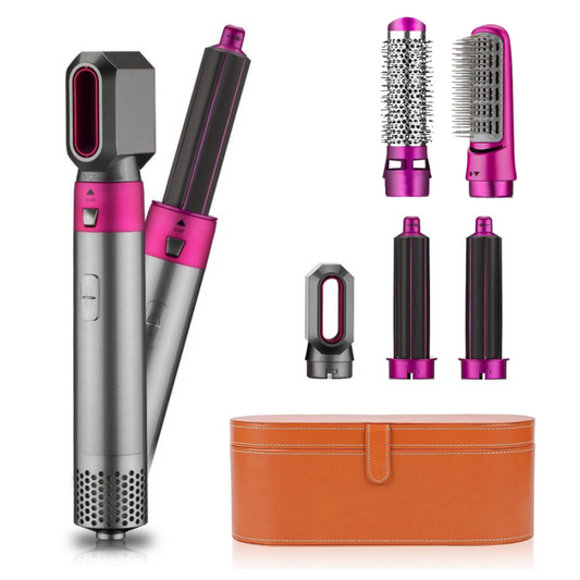 Asciugacapelli 5 in 1 – Multistyler Professionale per Ogni Look con cofanetto