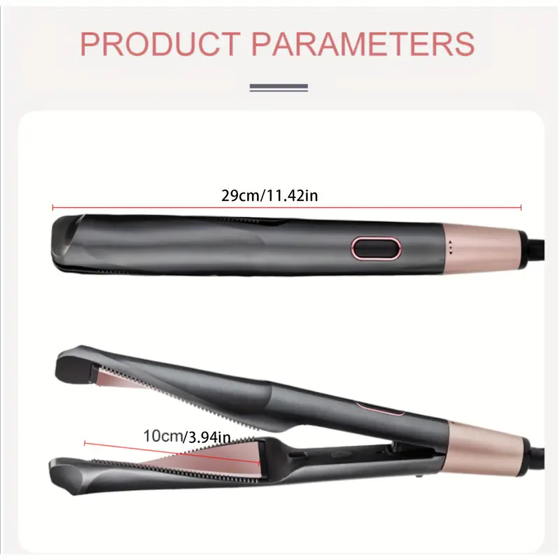 Piastra e Arricciacapelli 2-in-1 con Tecnologia Twist – Display LCD e Calore Regolabile