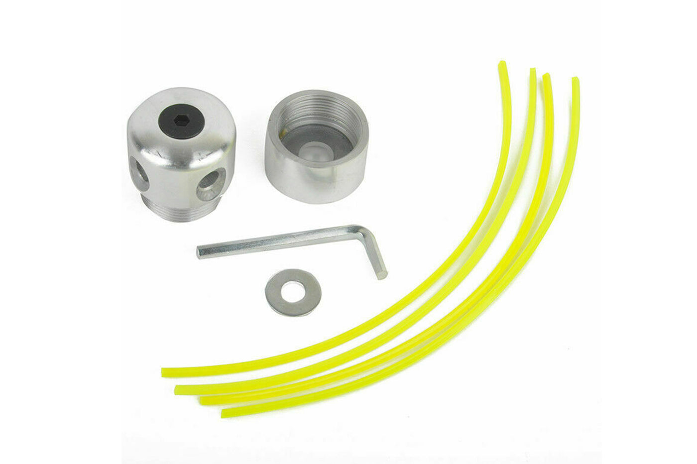 Testina in alluminio universale decespugliatore tosaerba tagliaerba 4 fili