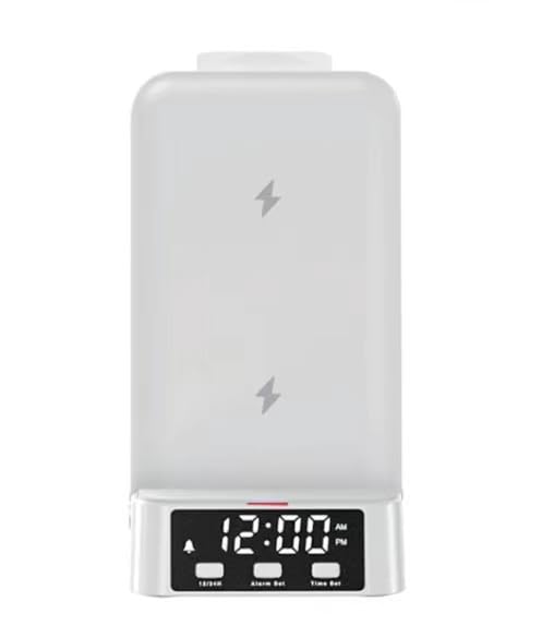 Dock di Ricarica 4 in 1 Compatibile con iPhone (Serie 8-15), Samsung, OnePlus, AirPods 2/3/Pro e Smartwatch