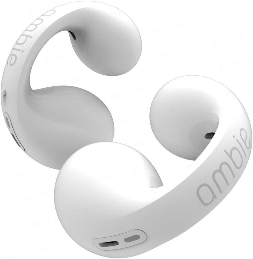 Cuffie Sportive Open Ear  Comfort, Sicurezza e Stile in Movimento Bianco