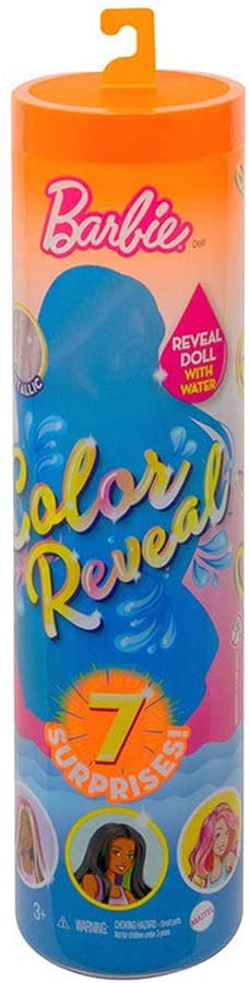 Barbie- Color Reveal Assortimento a Sorpresa a Tema Sole, Vestito e Acconciatura, Modelli Asortiti