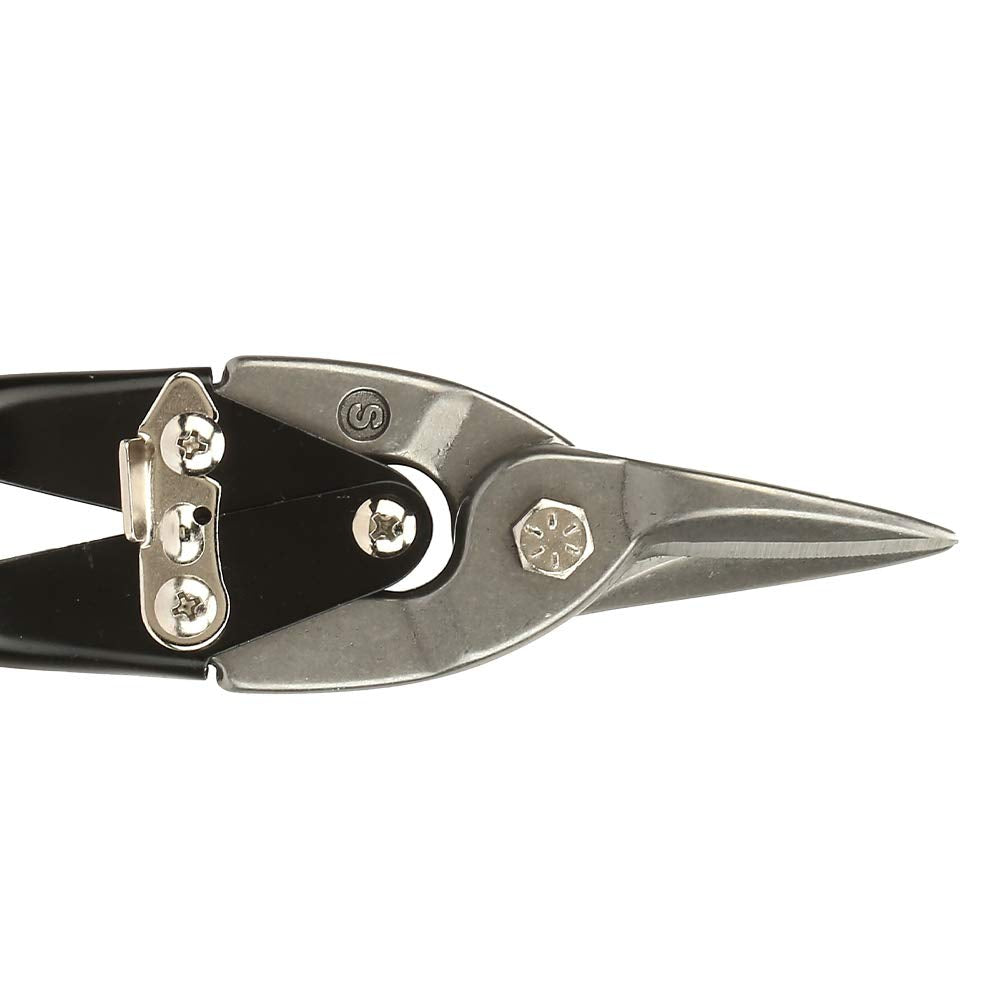 Cesoia per metallo lamiera forbici stagno per alluminio rame con impugnatura ergonomica 250 mm lame cromo vanadio