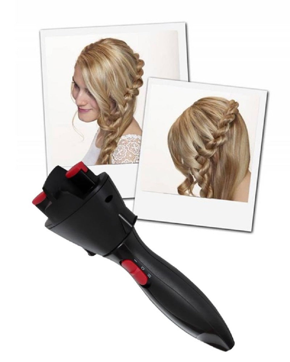 Piastra Accessorio Capelli Intreccia Trecce Elettrico Gold Twist Curler Intrecciatura