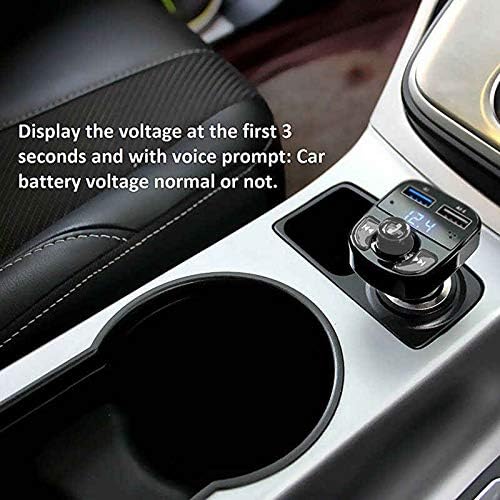 Trasmettitore FM Vivavoce Wireless per Auto Q-C66 con Caricatore Doppio USB