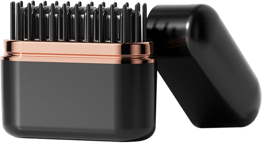 Spazzola per Lisciare i Capelli Senza Fili con Tecnologia Ionica, Pettine Riscaldato Portatile Ricaricabile con 3 Temperature