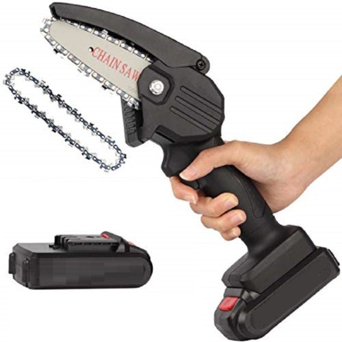 Mini elettrosega a batteria 24v motosega sega elettrica tagliarami lama da 15 cm