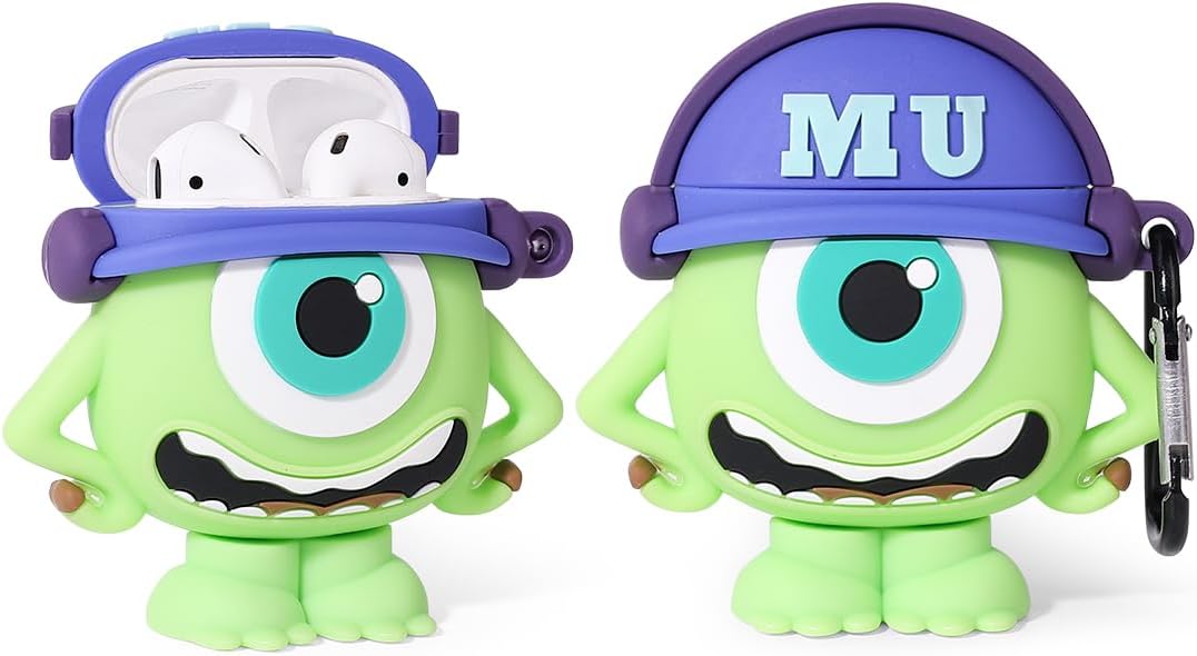 Custodia Protettiva Kawaii per AirPods 1a e 2a Generazione – Design Divertente Anti-Caduta