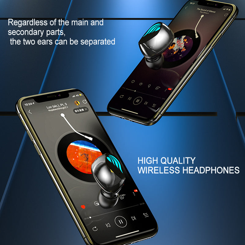 Auricolari Bluetooth 5.3 M27 TWS con Custodia di Ricarica da 2000mAh