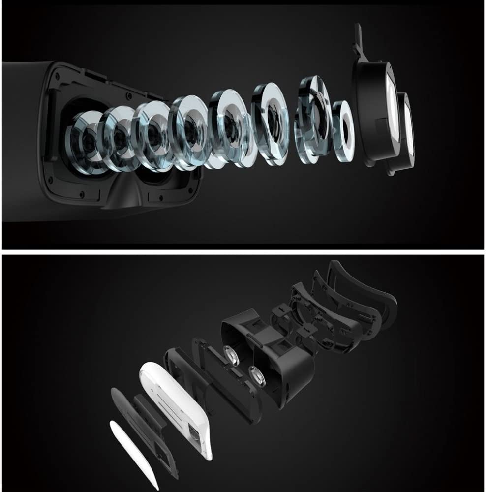 Visore Vr Box 3D Realtà Virtuale Video Occhiali Per Smartphone Apple Android