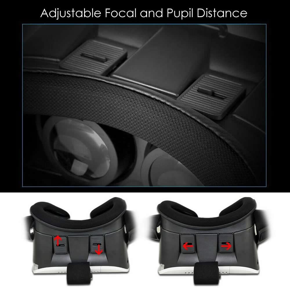 Visore Vr Box 3D Realtà Virtuale Video Occhiali Per Smartphone Apple Android