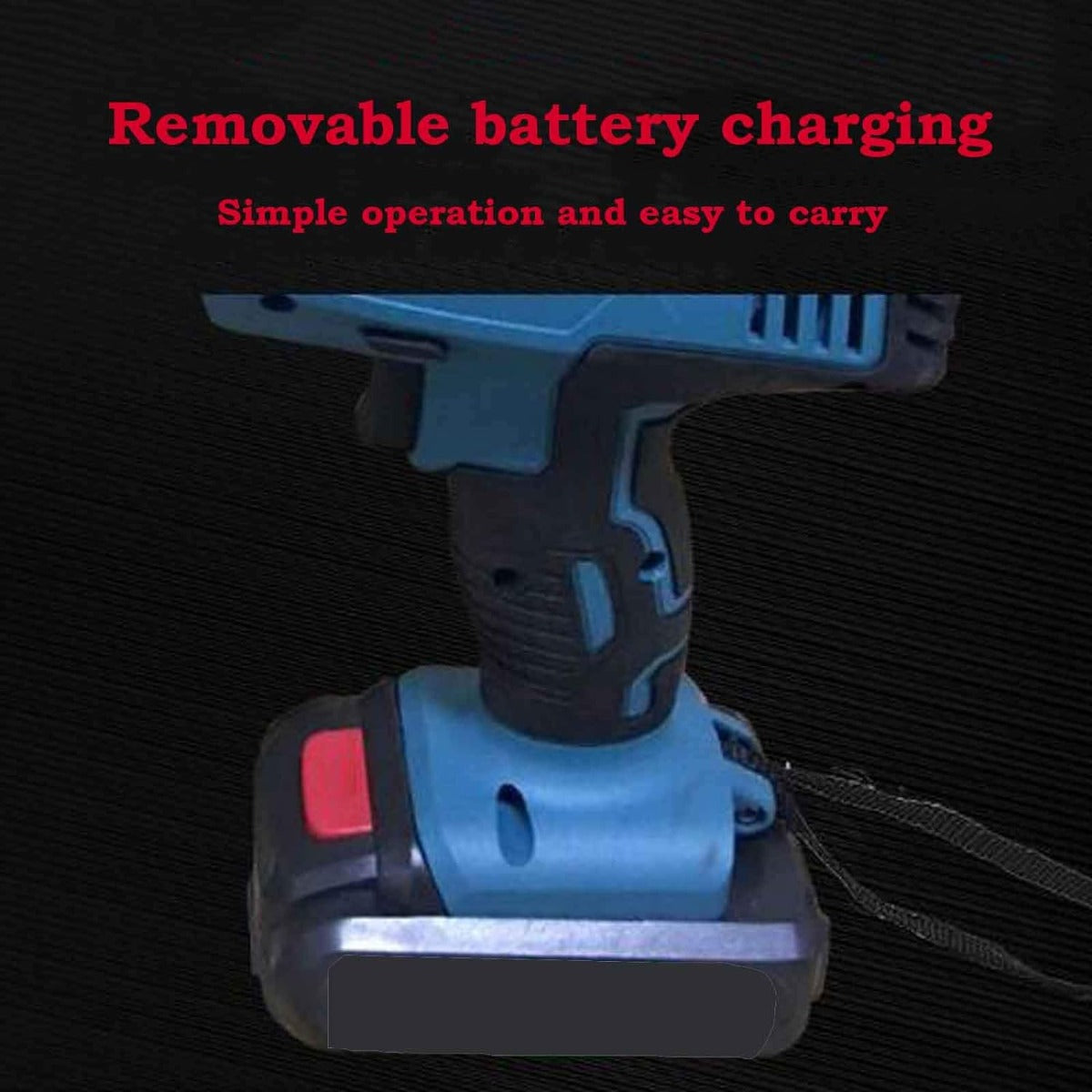 Sega Seghetto A Gattuccio Batteria Motosega Elettrosega 4 Lame 2 Batterie 48v