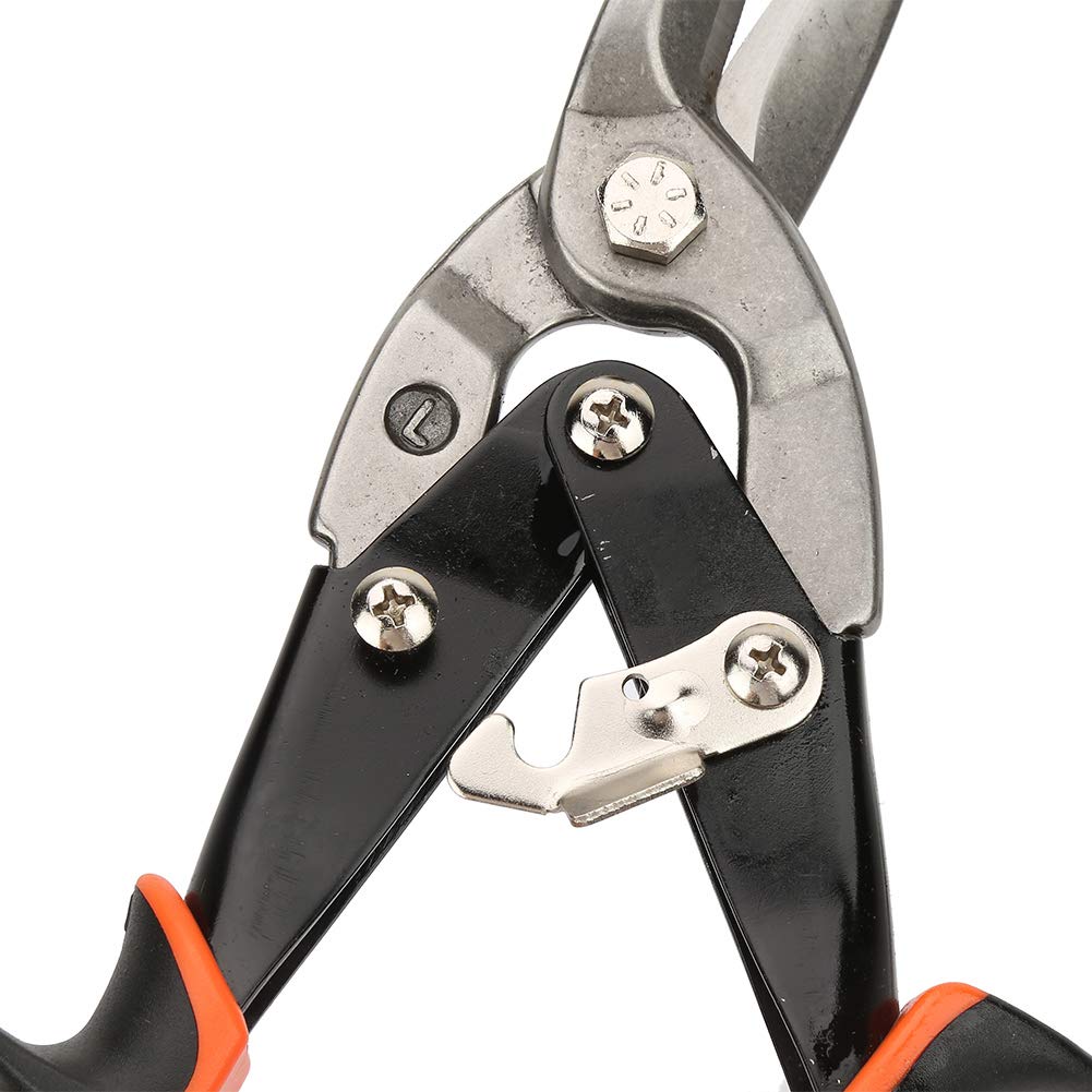 Cesoia per metallo lamiera forbici stagno per alluminio rame con impugnatura ergonomica 250 mm lame cromo vanadio