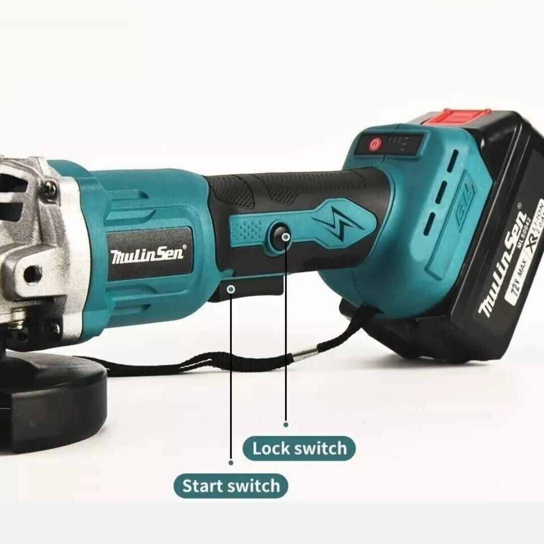 Smerigliatrice angolare flex a doppia batteria al litio con valigetta