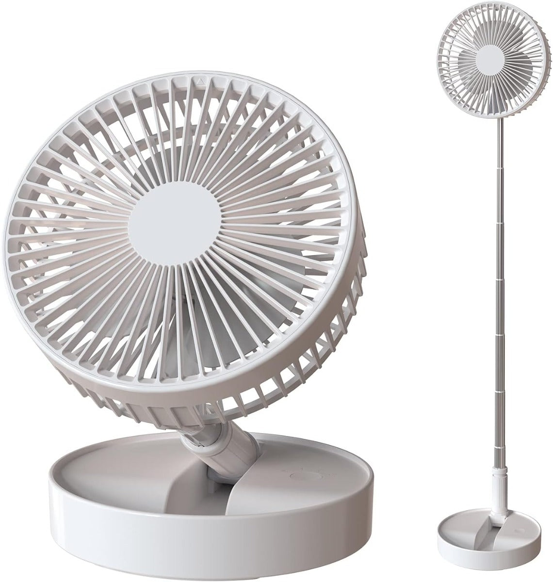 Ventilatore  tavolo e a piantana  pieghevole con batteria ricaricabile