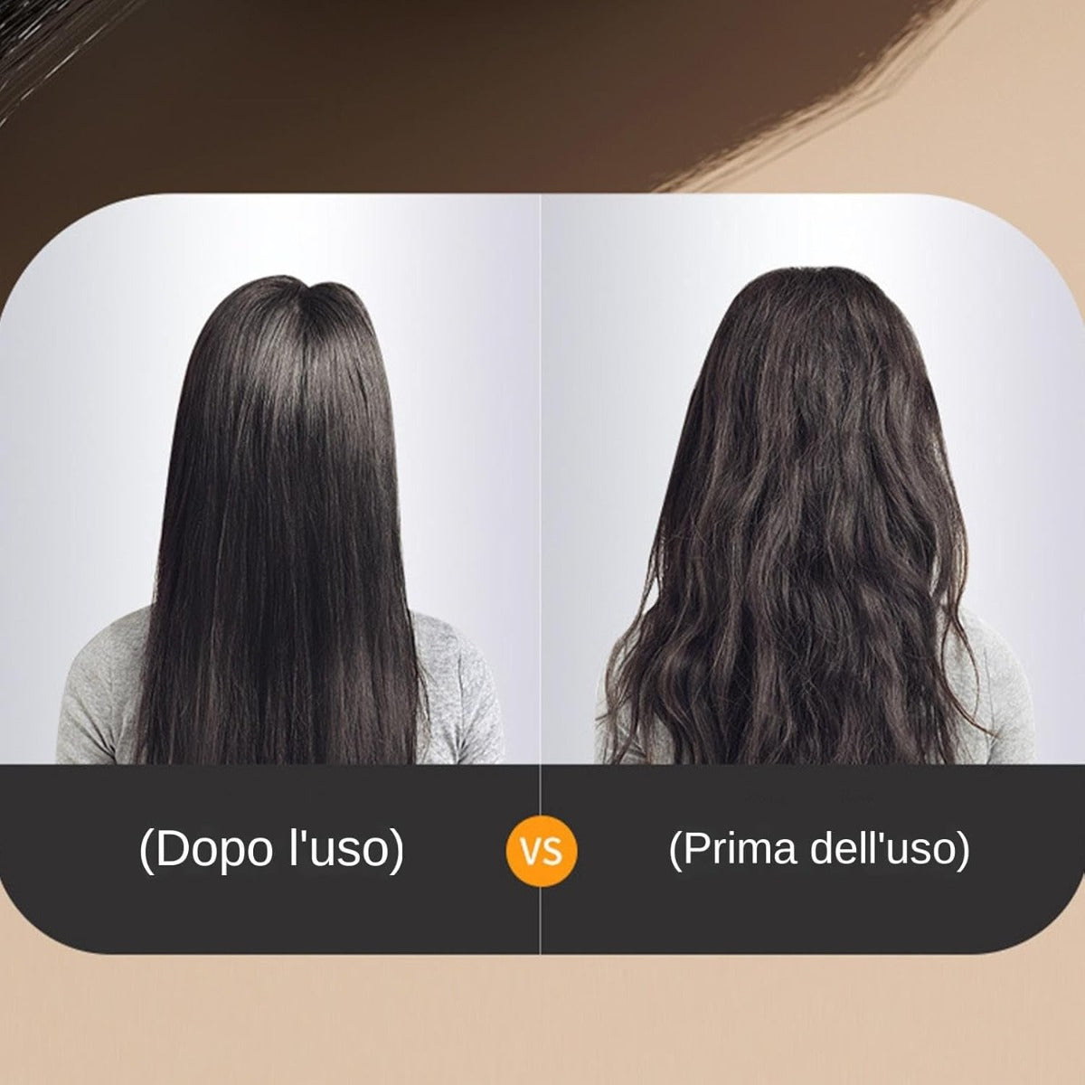 Spazzola per Lisciare i Capelli Senza Fili con Tecnologia Ionica, Pettine Riscaldato Portatile Ricaricabile con 3 Temperature