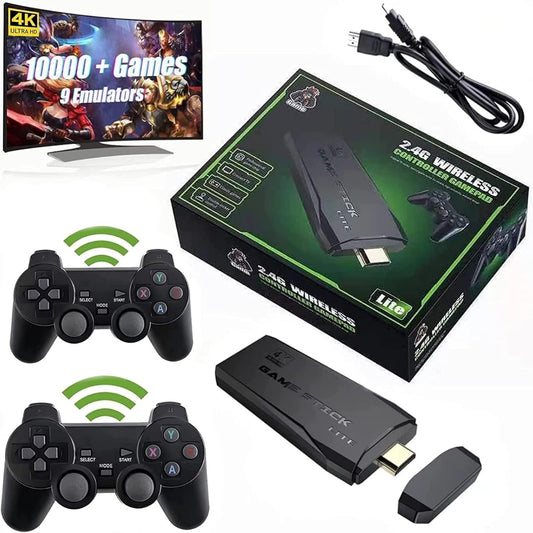 Console di Gioco Retrò Wireless - 64GB con Oltre 10.000 Giochi Classici
