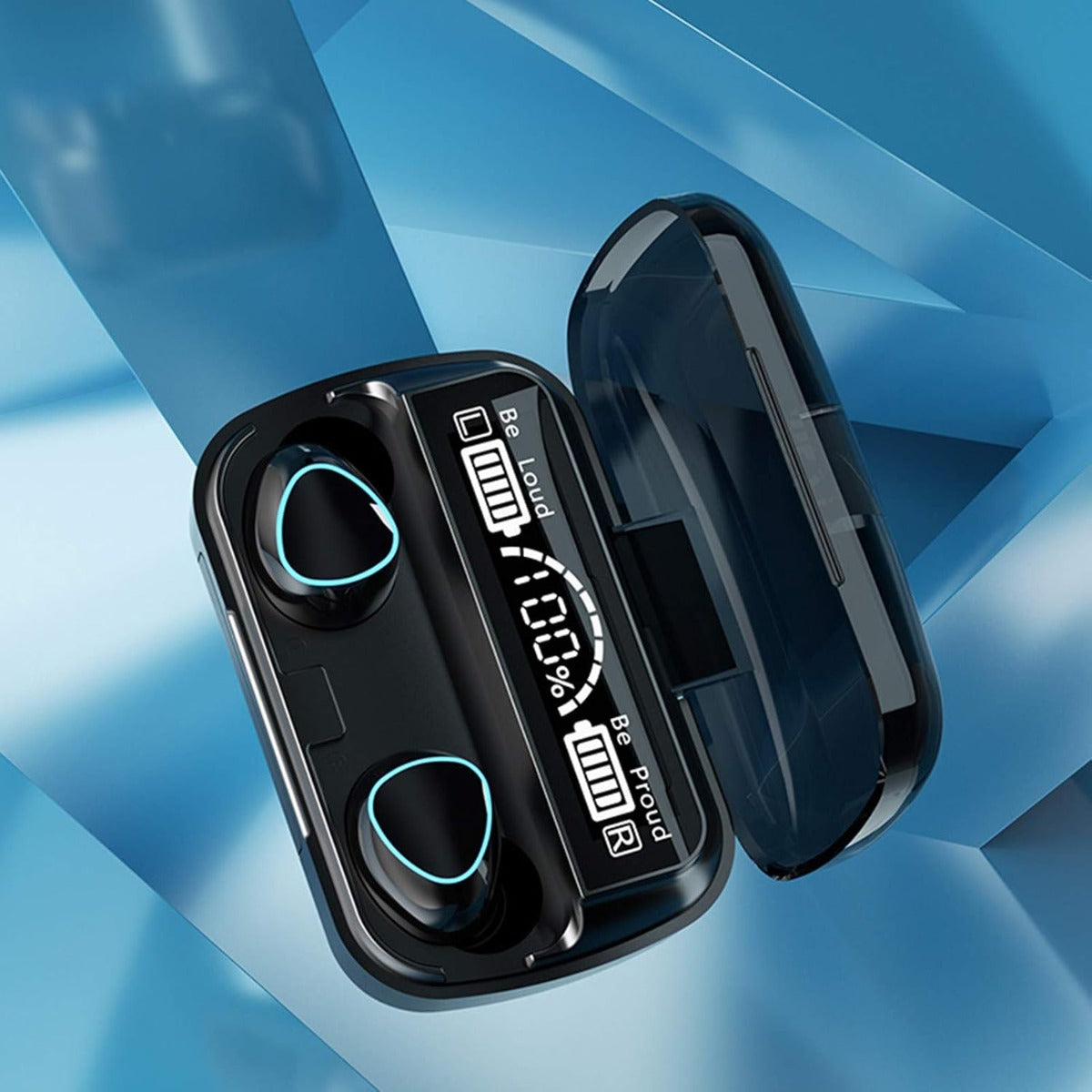 Auricolari Wireless Bluetooth 5.0 – Cuffie Mini Portatili con Cancellazione del Rumore CVC 8.0, Suono Stereo HD e Ricarica Rapida