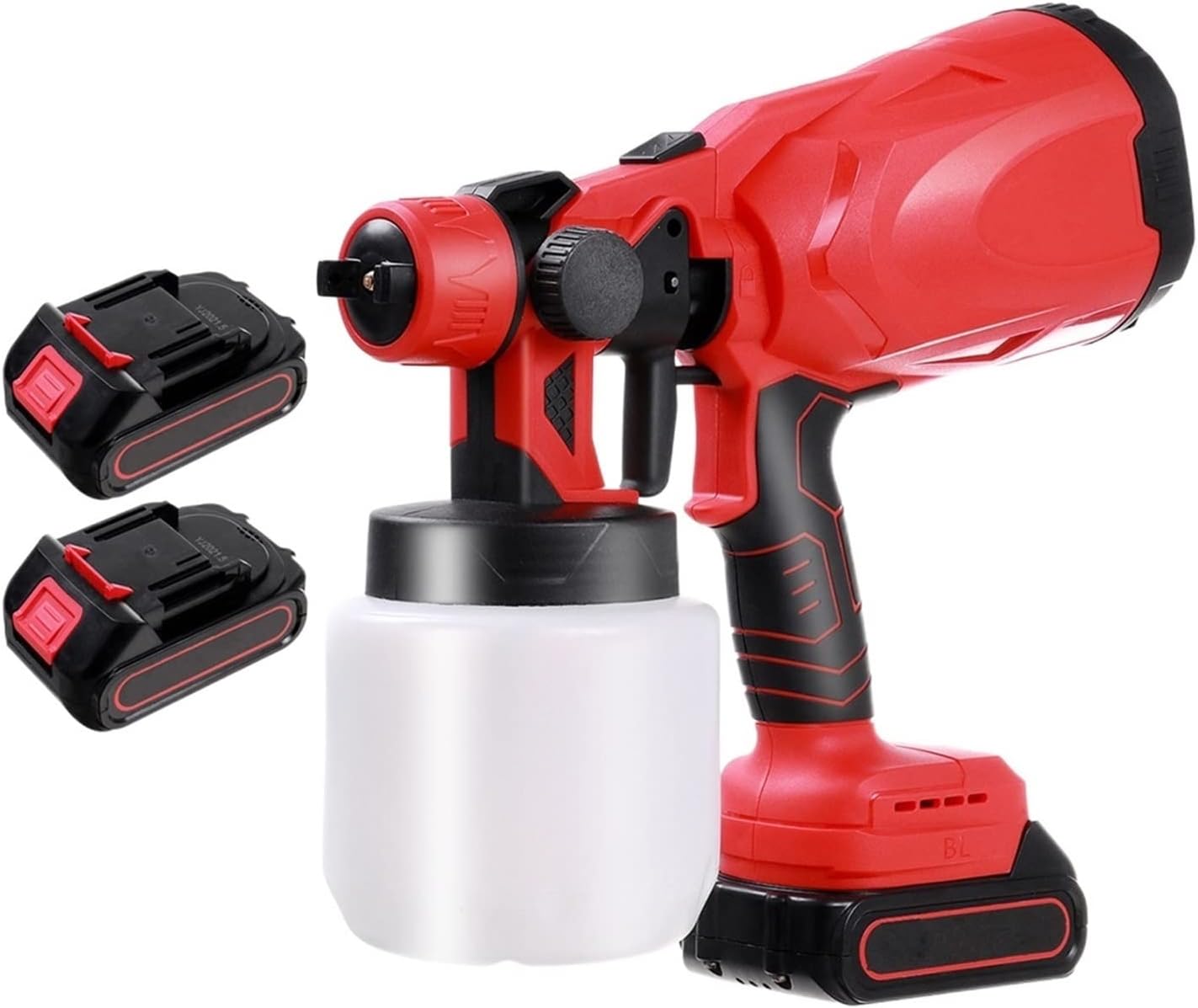 Pistola a spruzzo elettrica a batteria vernice 800 ml 48v