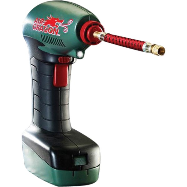 Compressore d'aria portatile luce led presa auto 12v cavo 4,25mt moto campeggio