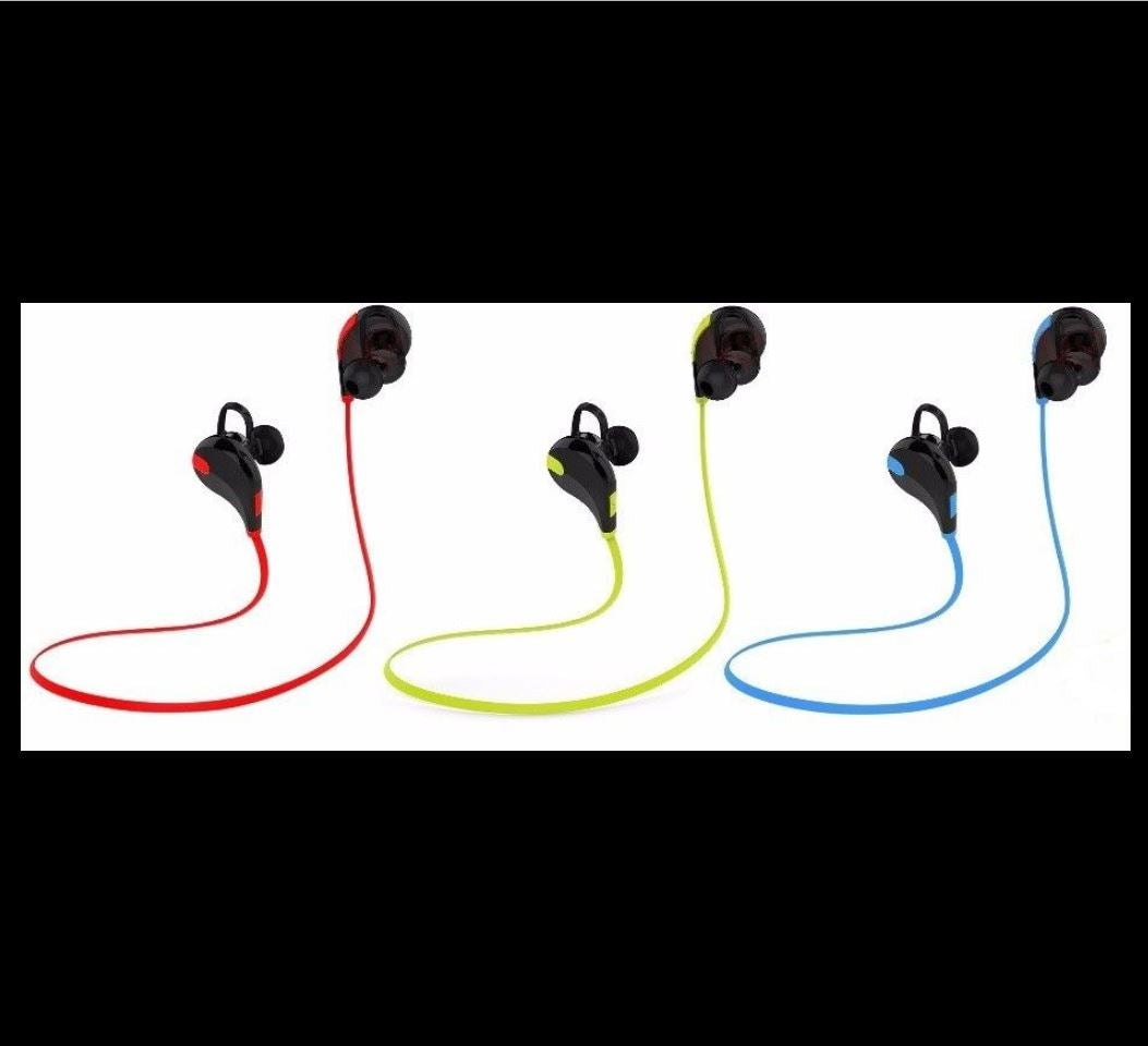 Cuffie Sport Stereo Audio Auricolari Bluetooth Per Smartphone Iphone Samsung