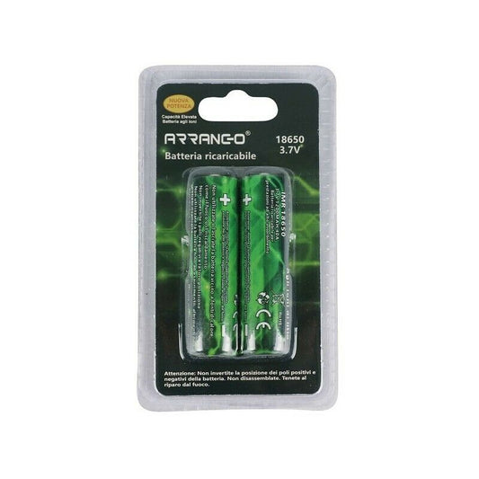 4 batterie litio lithium batterie ricaricabili stilo li-ion 2500mAh 3.7v