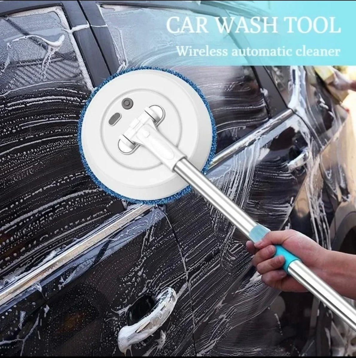 Macchina Intelligente Multiuso per Pulizia - Pulitore Portatile a Rotazione per Pavimenti, Vetri dell'Auto e Finestre di Casa