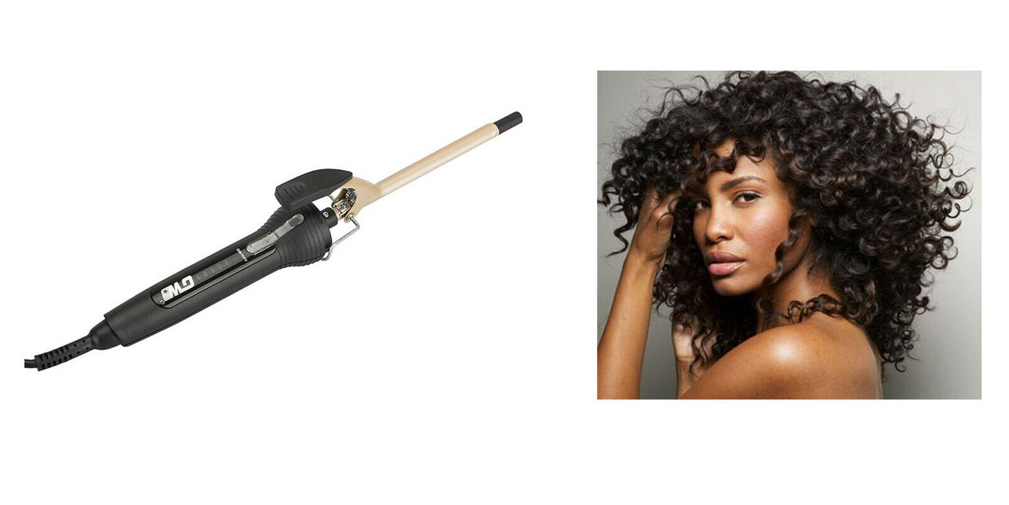 Ferro Arricciacapelli Afro 9mm Piastra Per Capelli Ricci 45w Gw-770