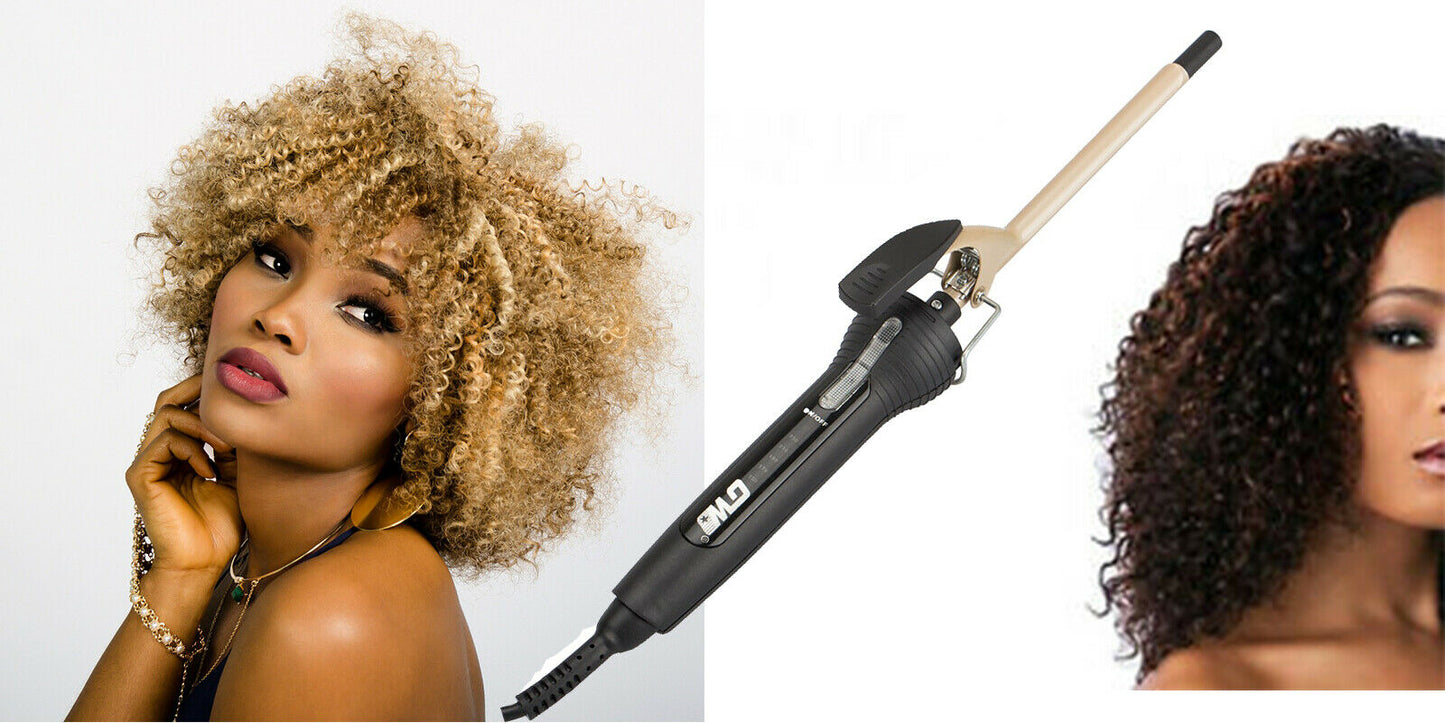 Ferro Arricciacapelli Afro 9mm Piastra Per Capelli Ricci 45w Gw-770