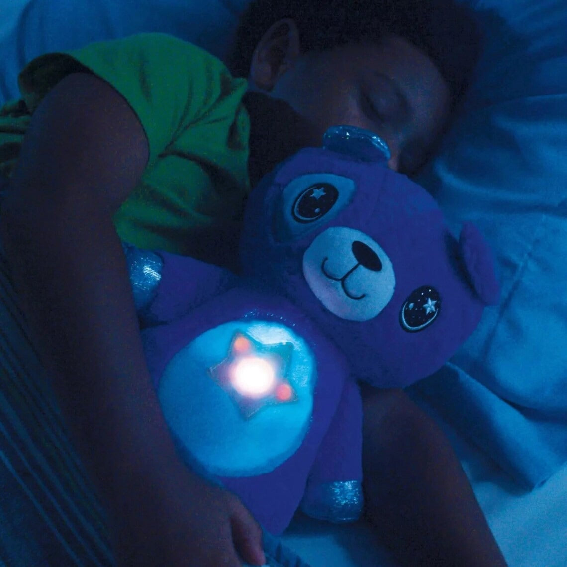 Puppy light Peluche Luminoso trasforma la tua stanza in un cielo notturno stellato sirena capelli rosa con luci notturne