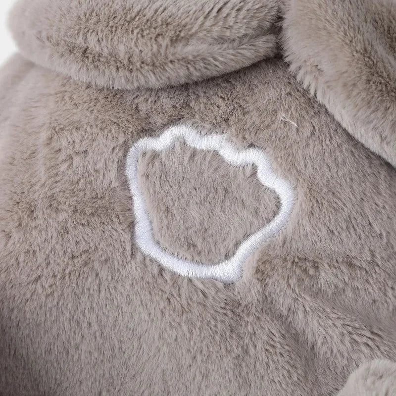 Breathing Bear Peluche Lontra Calmante - Sensazione Grembo Materno Grigio Scuro