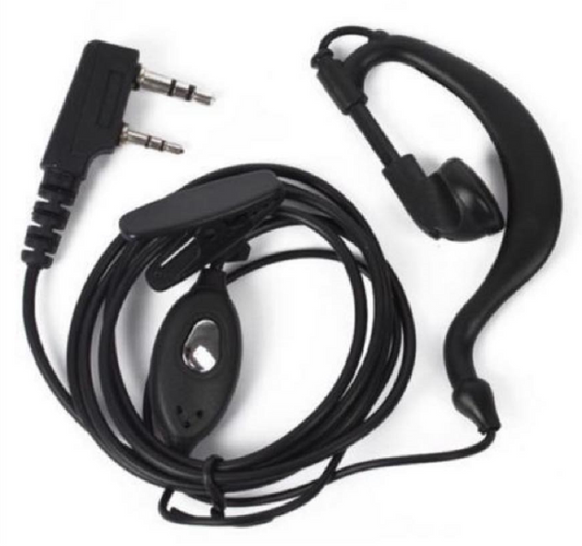 Auricolare Cuffia Antirumore 2 Pin Ptt Mic Per Radio Baofeng