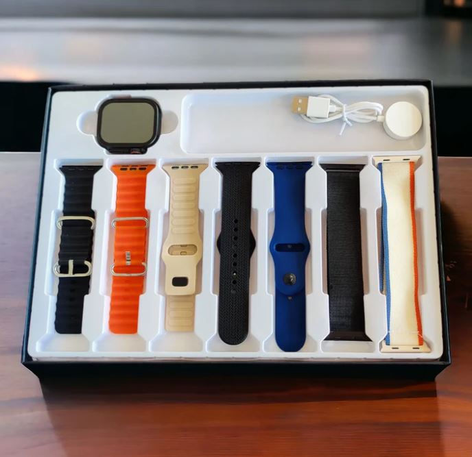 Orologio Intelligente S10 Ultra2 con Display da 2,01 Pollici, Funzione 7 in 1, GPS, Monitoraggio Salute e Notifiche Intelligenti