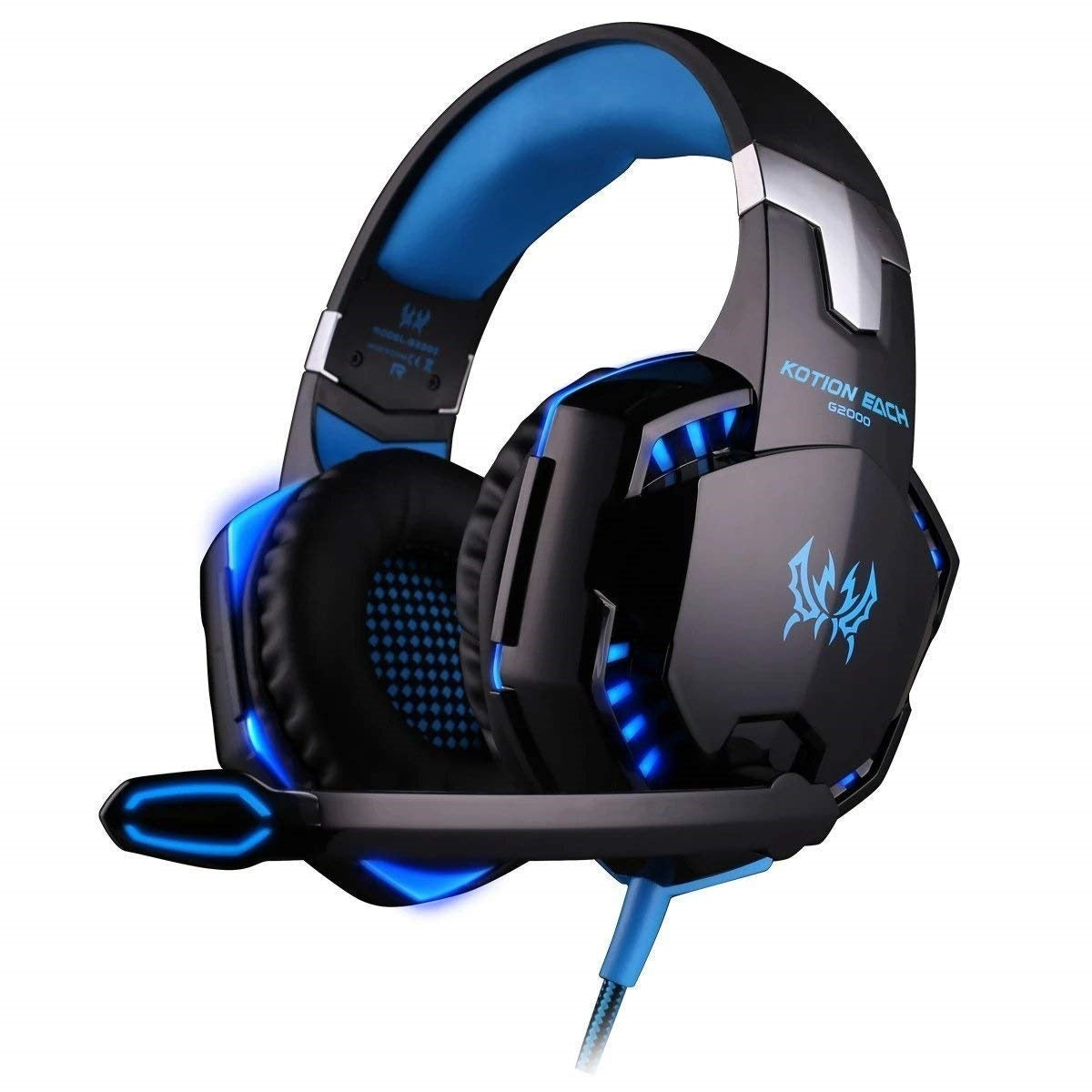 Cuffie Headset Gamer Kotion Each G2000 Professionali Con Volume Jack 3.5
