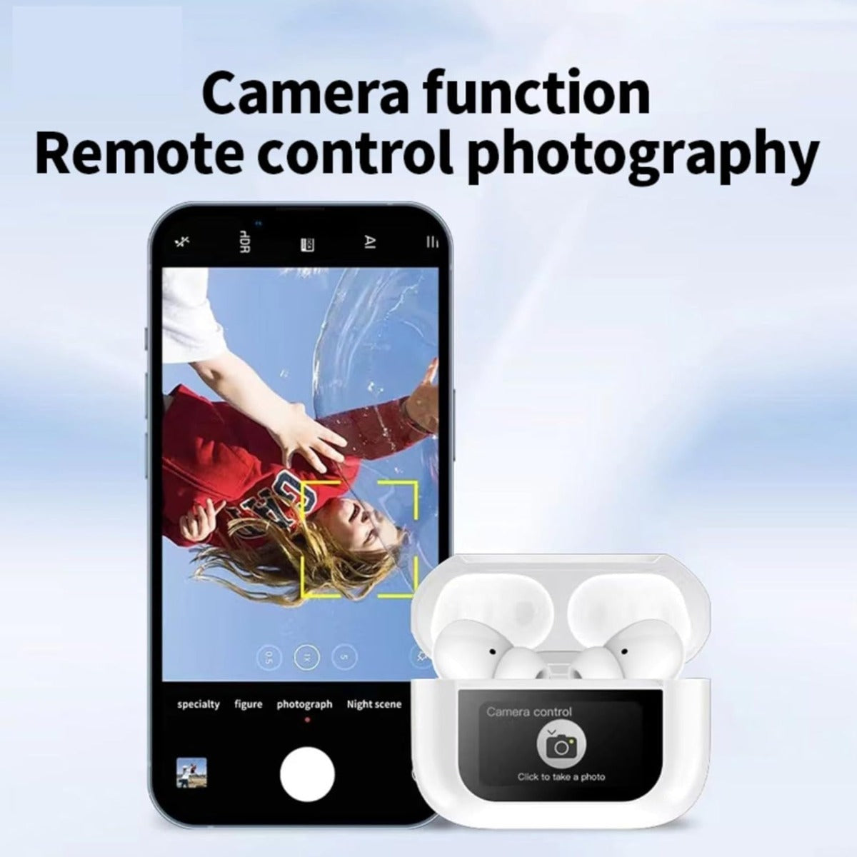 Auricolari Wireless con Touch Screen e Tecnologia ANC – Riduzione del Rumore di Fondo