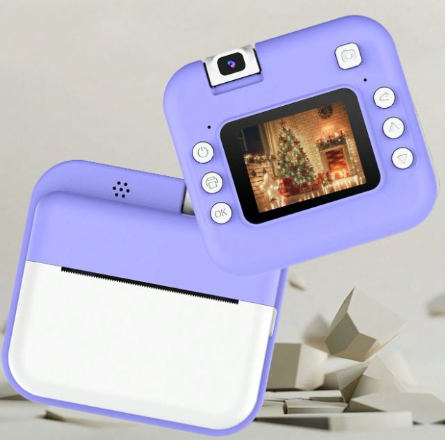 Fotocamera Istantanea per Bambini (viola)