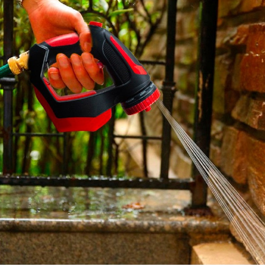 Pistola ad acqua multifunzione con serbatoio per sapone