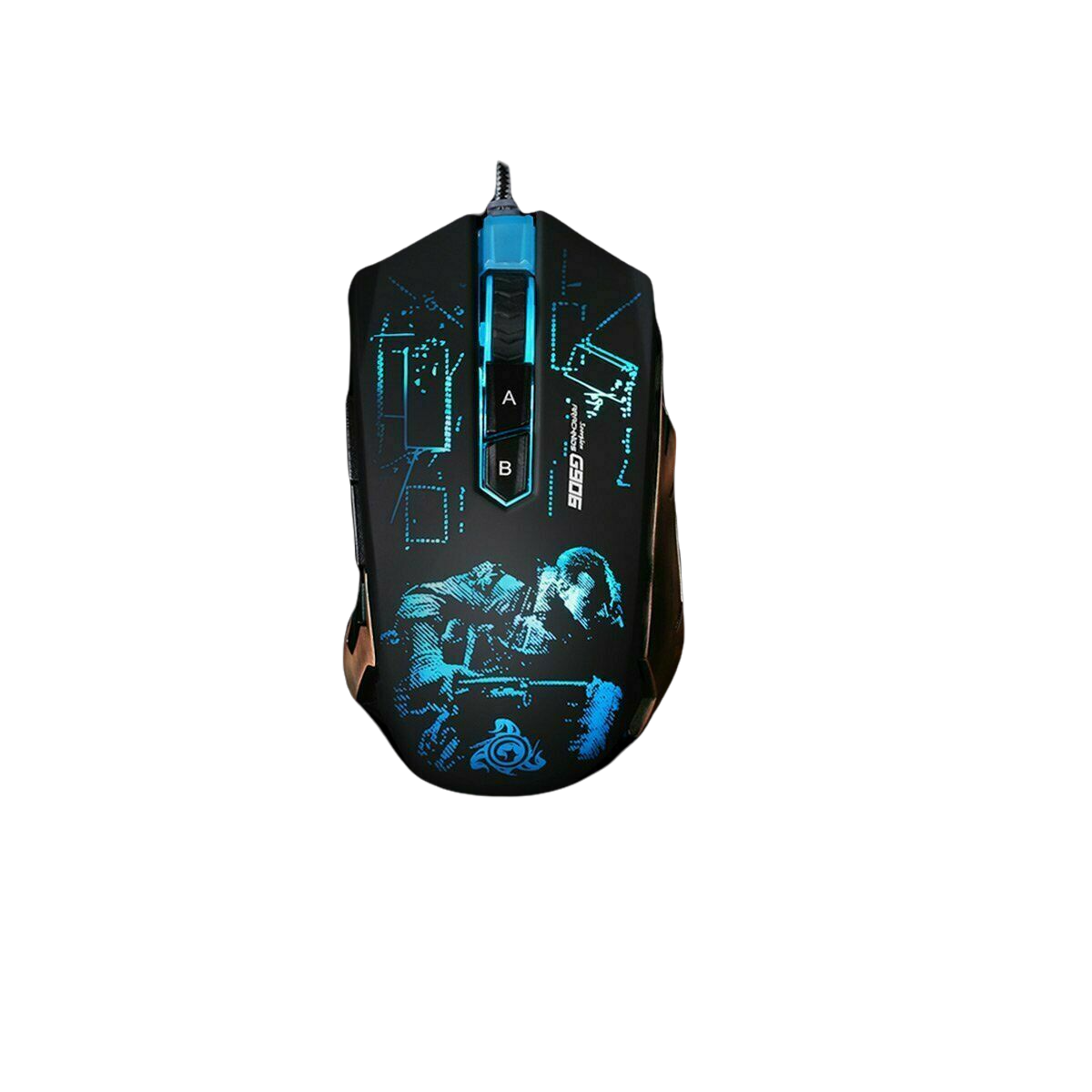 Marvo Scorpion G906 Mouse Gaming Wireless Retroilluminato Pc USB 6000dpi