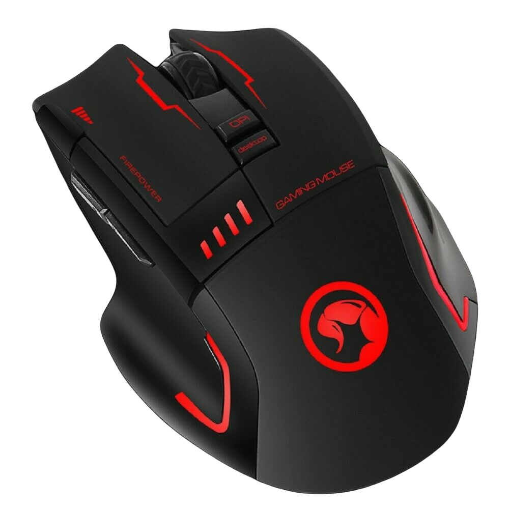 Marvo Scorpion G909H Mouse Gaming Ottico Retroilluminato Pc USB Luminoso