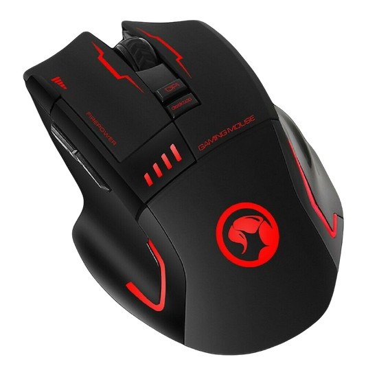 Marvo Scorpion G909H Mouse Gaming Ottico Retroilluminato Pc USB Luminoso