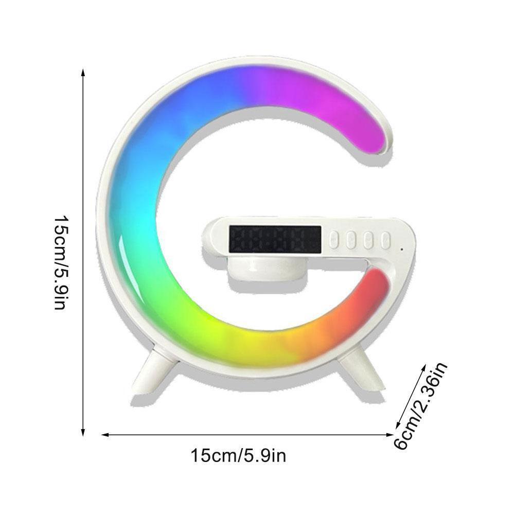 Lampada LED intelligente Bluetooth altoparlante caricabatterie wireless