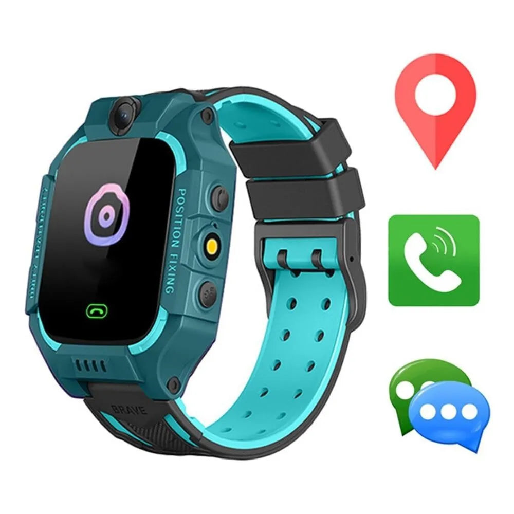 Orologio Smart per Bambini GPS 2G con Fotocamera, Allarme SOS, Torcia, Rubrica e Chiamate