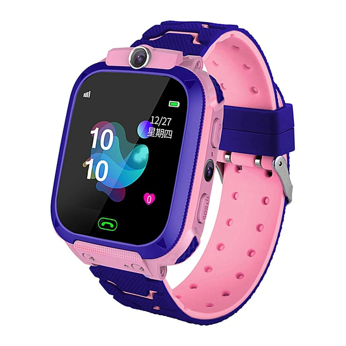 Smartwatch GPS per Bambini con Chiamate, Fotocamera, SOS, Torcia e Funzioni di Sicurezza