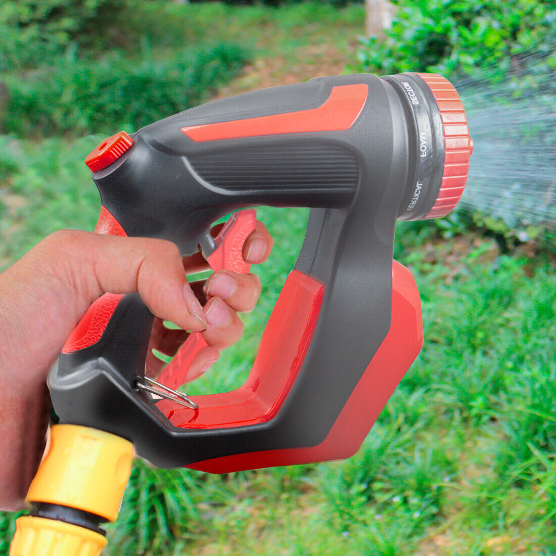 Pistola ad acqua multifunzione con serbatoio per sapone