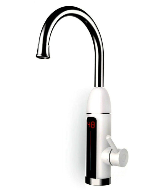 Rubinetto elettrico istantaneo caldaia acqua calda canna alta con display J02